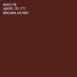 #52211B - Brown Derby Color Image
